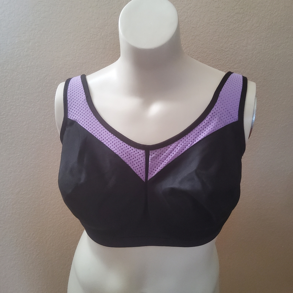 Glamorise Full Coverage High Impact Underwire Sports Bra Elite Performance 42dd